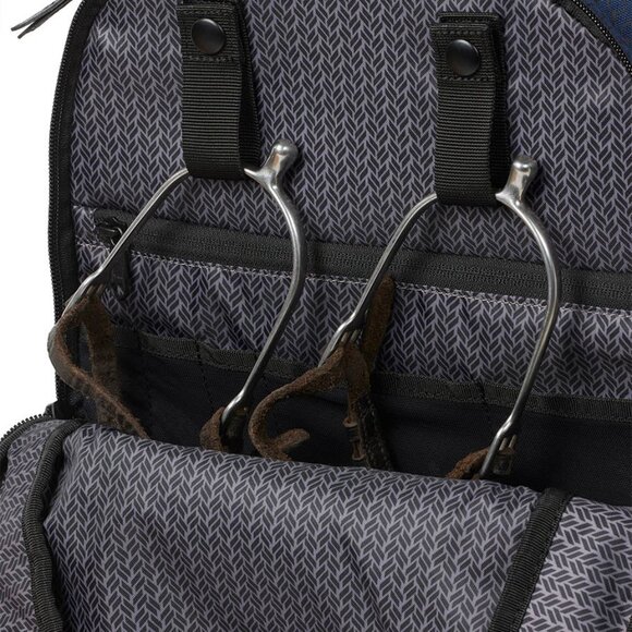 Kerrits EQ Equestrian Backpack - Navy Chevron Bits - Picture 6 of 10